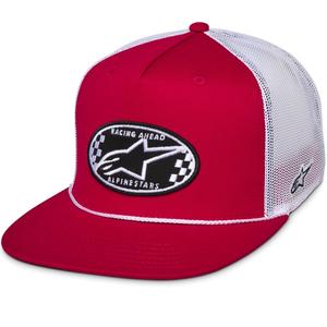 Alpinestars Contender Trucker Cap rood-wit