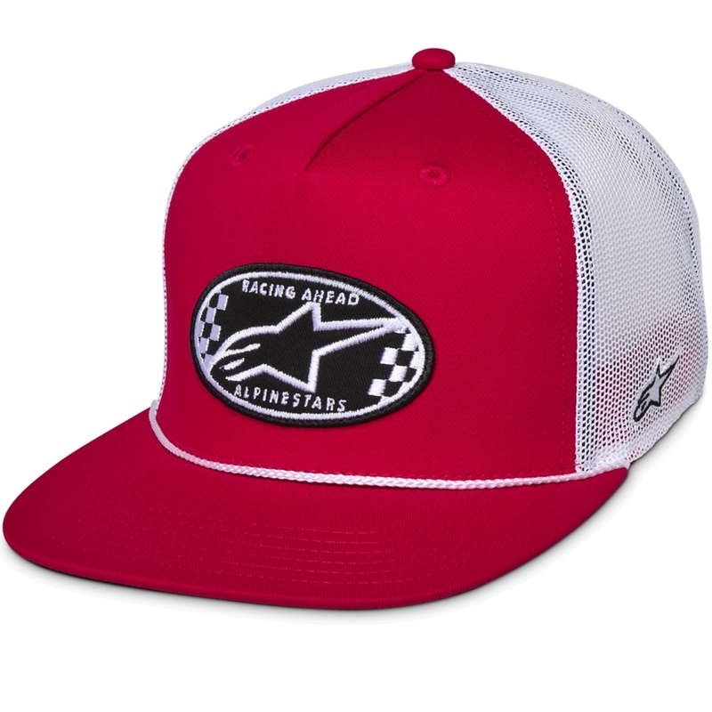 Alpinestars Contender Trucker Cap rood-wit