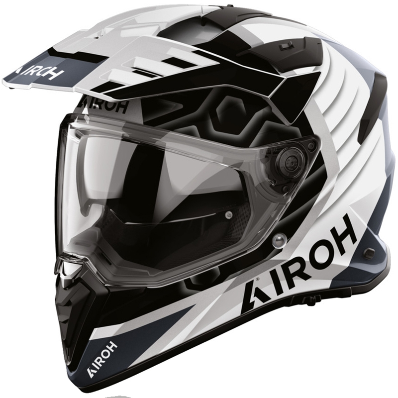 Enduro motorhelm Airoh BADX-X Cube grijs