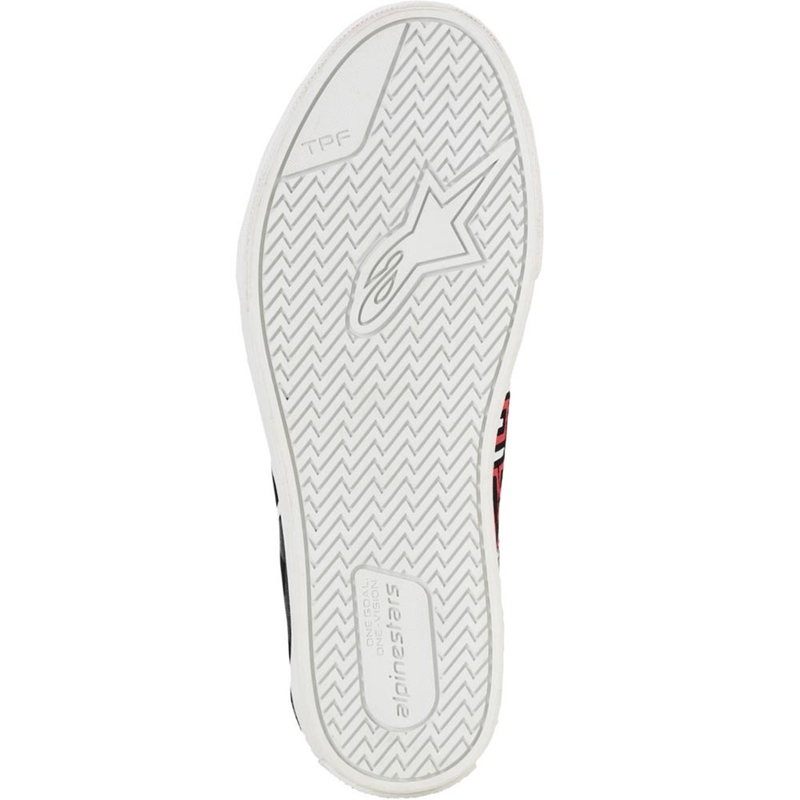 Alpinestars Ride-63 Canvas FQ20 motorlaarzen zwart-wit-rood