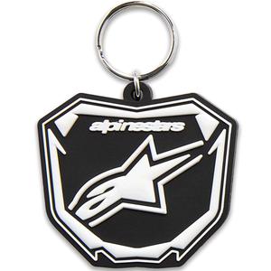Alpinestars Plate sleutelhanger zwart-wit