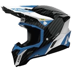 Motocross motorhelm Airoh Aviator Factory Petrol Carbon grijs