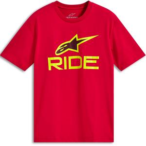 Alpinestars Ride 4.0 CSF T-shirt rood-fluor geel-zwart