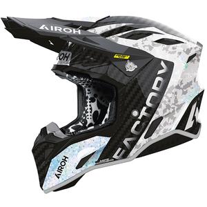Airoh Aviator Factory Bitmap Carbon Motocrosshelm Grijs