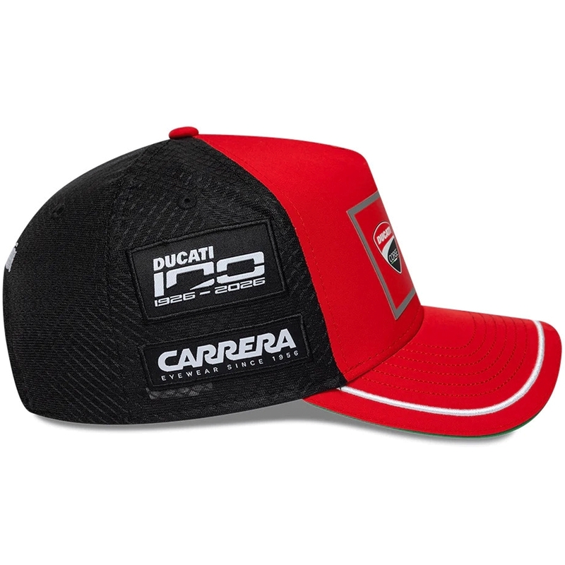 Ducati New Era Lenovo Bagnaia 63 pet zwart-rood
