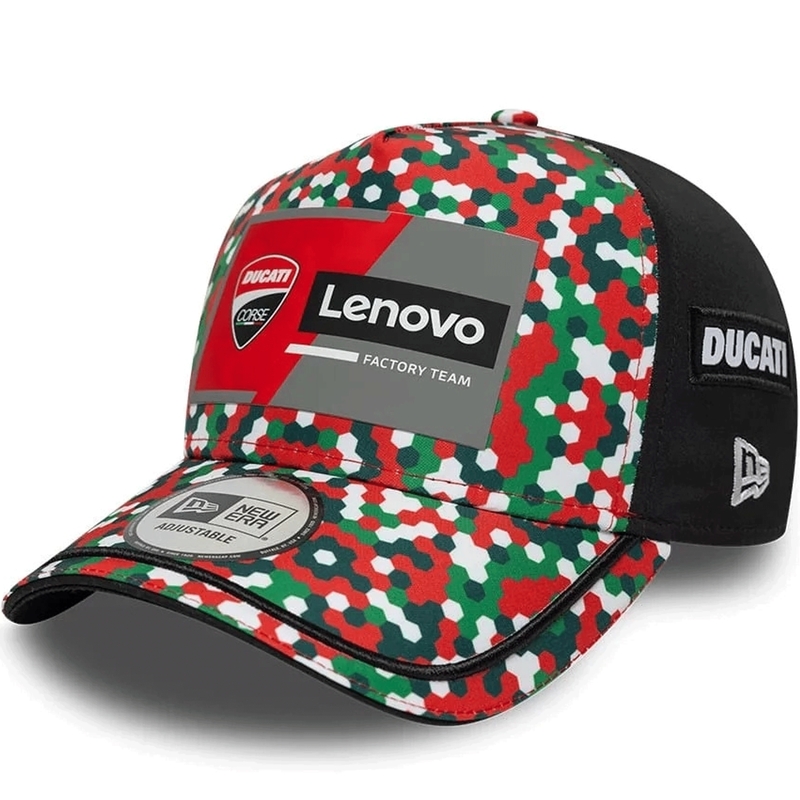 Ducati New Era Lenovo Mugello pet zwart-rood-multicolor