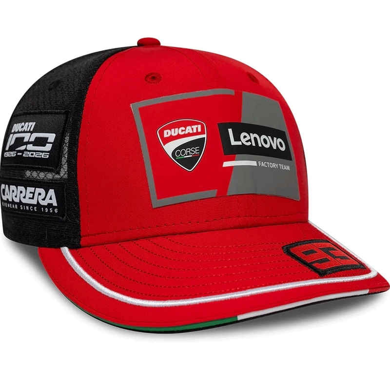 Ducati New Era Lenovo Marquez 93 pet zwart-rood