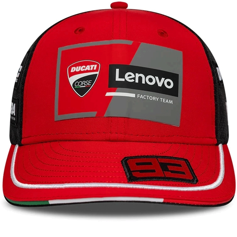Ducati New Era Lenovo Marquez 93 pet zwart-rood