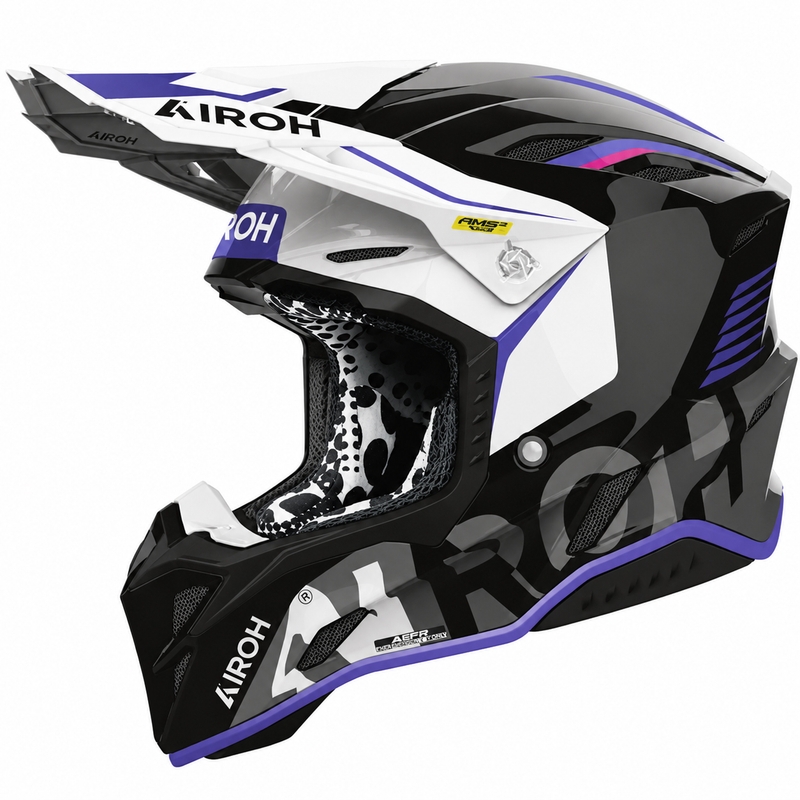 Airoh Aviator Factory Blame motorcrosshelm zwart
