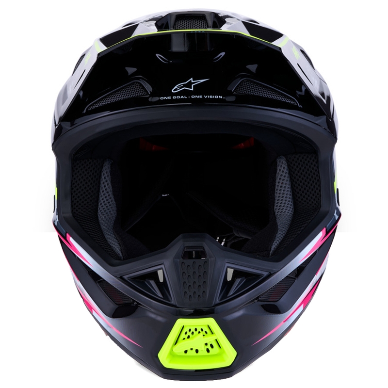 Alpinestars Supertech S-M7 Blaster Motorcrosshelm Grijs-Fluo Geel
