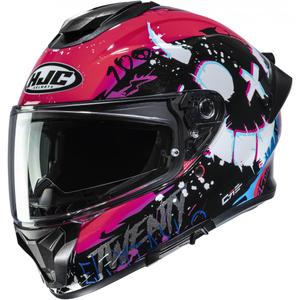 Integraal motorhelm HJC C71 FQ20 MC8 zwart-roze