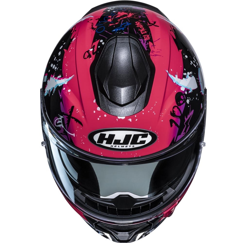 Integraal motorhelm HJC C71 FQ20 MC8 zwart-roze