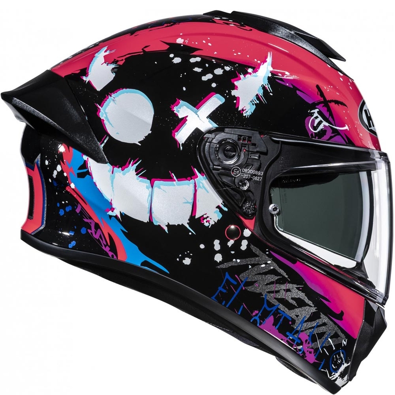 Integraal motorhelm HJC C71 FQ20 MC8 zwart-roze