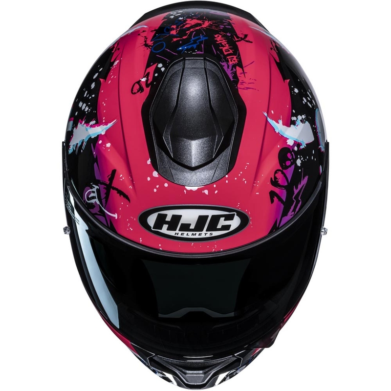 Integraal motorhelm HJC C71 FQ20 MC8 zwart-roze