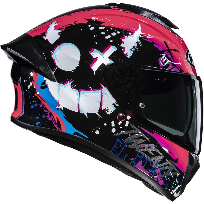 Integraal motorhelm HJC C71 FQ20 MC8 zwart-roze