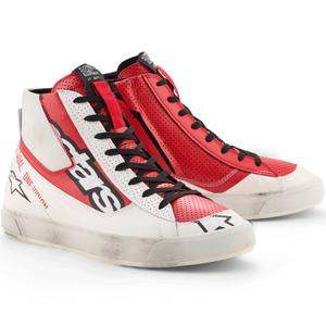 Alpinestars Stated Flair motorlaarzen wit-rood