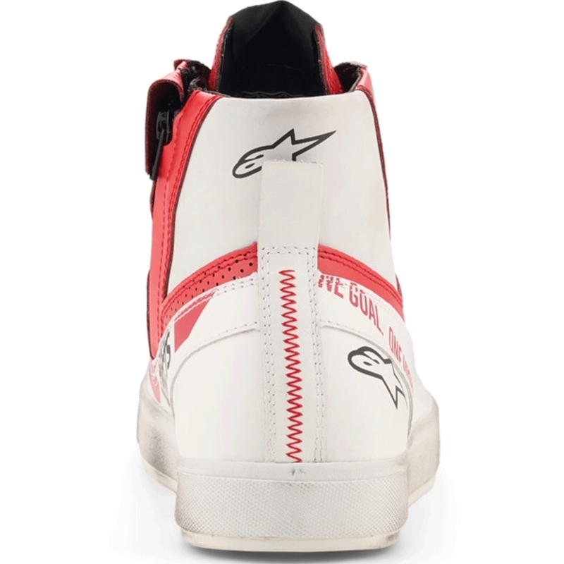 Alpinestars Stated Flair motorlaarzen wit-rood