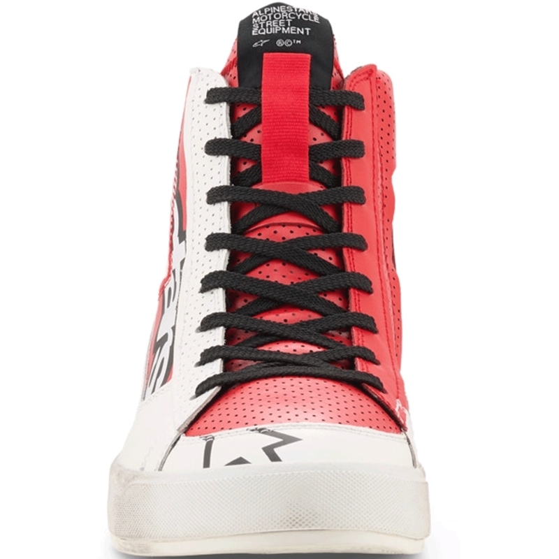 Alpinestars Stated Flair motorlaarzen wit-rood