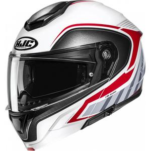 Opklapbare motorhelm HJC C92 Ragna MC1 wit-grijs-rood
