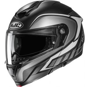 Opklapbare motorhelm HJC C92 Ragna MC5SF zwart-grijs-wit