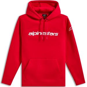 Alpinestars Wordmark Hoodie 3 rood-wit