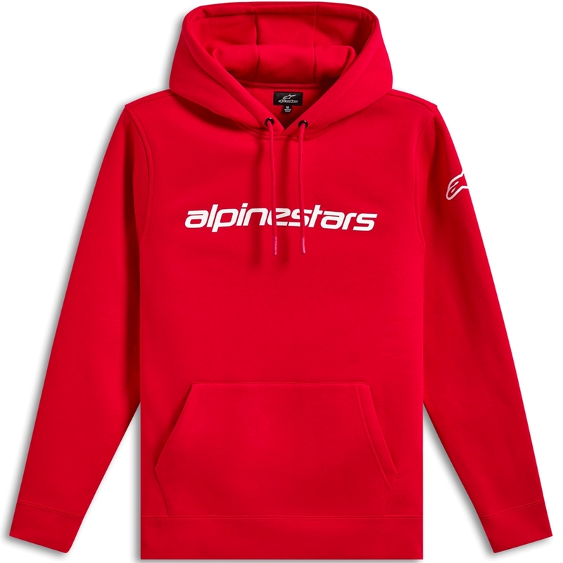 Alpinestars Wordmark Hoodie 3 rood-wit