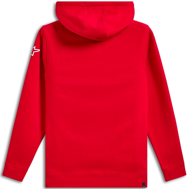 Alpinestars Wordmark Hoodie 3 rood-wit