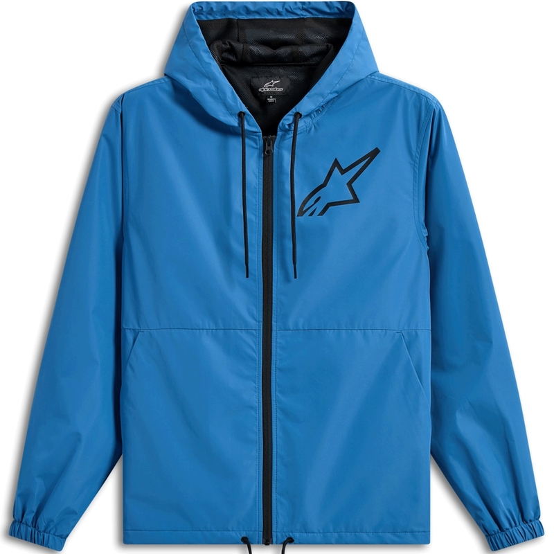 Alpinestars Speeder CHronium windbreaker jas blauw-zwart
