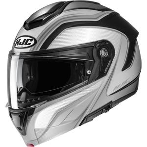 Opklapbare motorhelm HJC C92 Sirius MC5SF zwart-wit-zilver