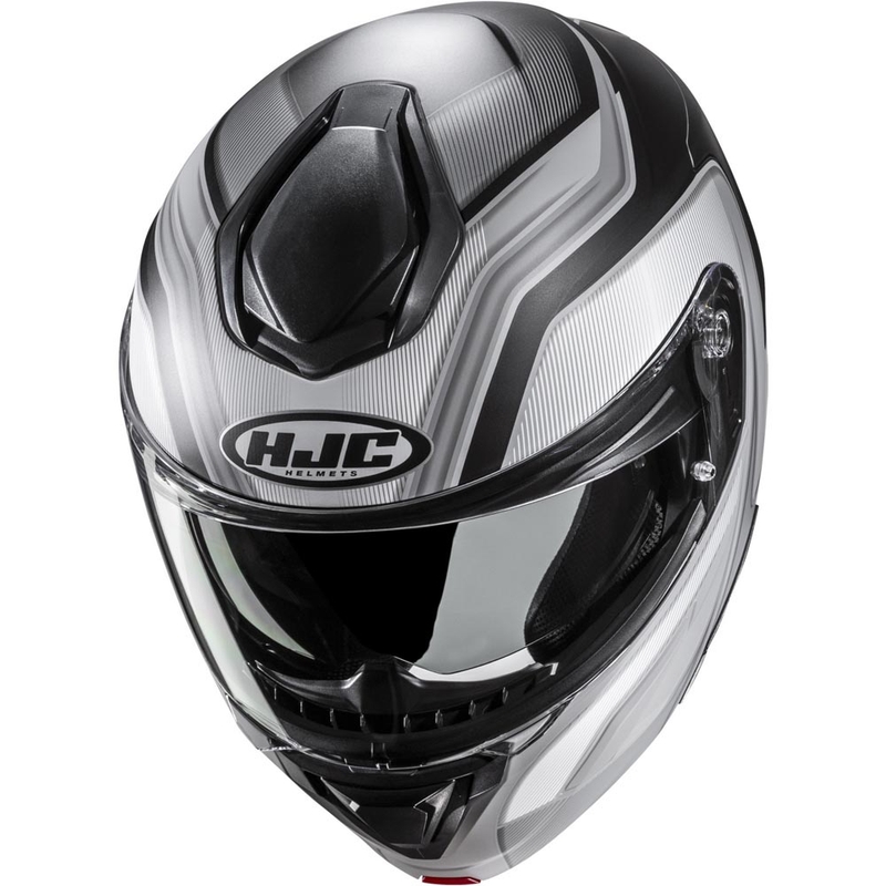 Opklapbare motorhelm HJC C92 Sirius MC5SF zwart-wit-zilver