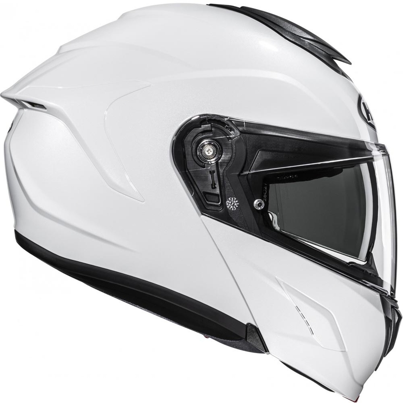 Opklapbare motorhelm HJC C92 effen parelwit