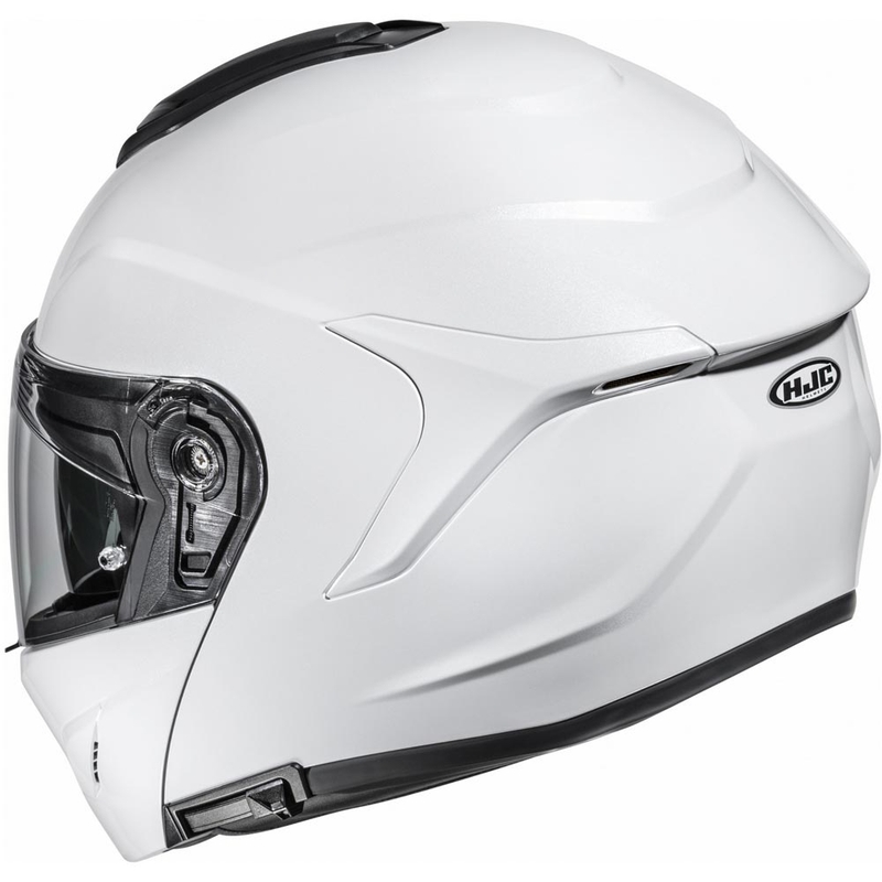 Opklapbare motorhelm HJC C92 effen parelwit