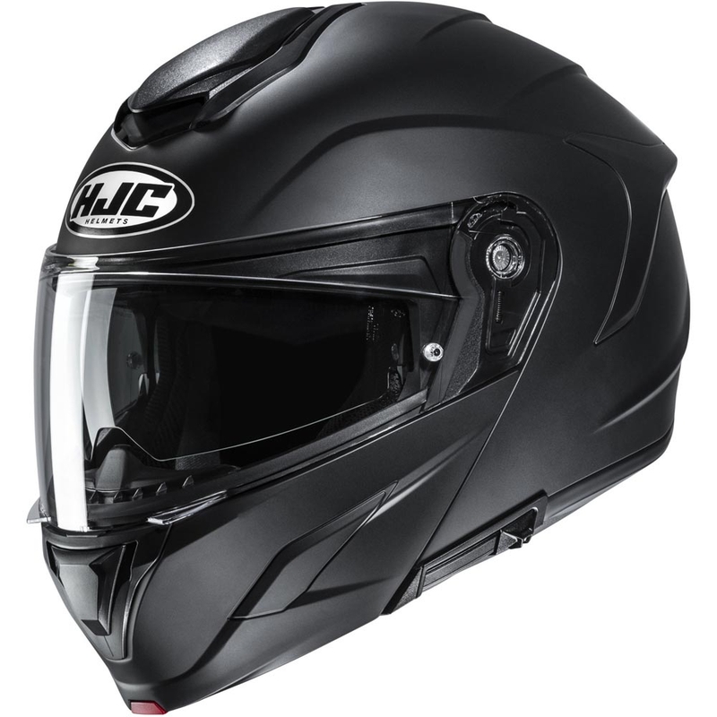 Opklapbare motorhelm HJC C92 Solid semi-mat zwart