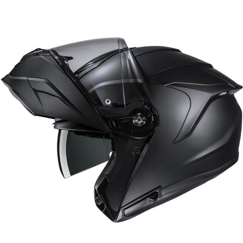 Opklapbare motorhelm HJC C92 Solid semi-mat zwart