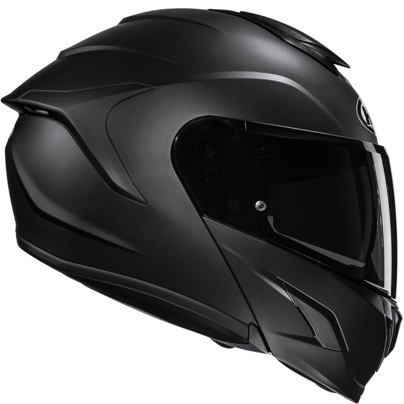 Opklapbare motorhelm HJC C92 Solid semi-mat zwart