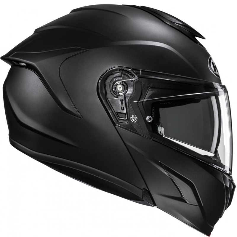 Opklapbare motorhelm HJC C92 Solid semi-mat zwart