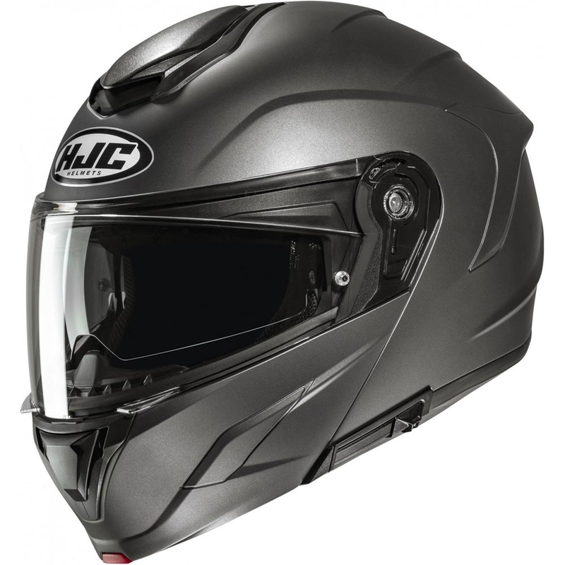 Opklapbare motorhelm HJC C92 Solid semi-mat titanium