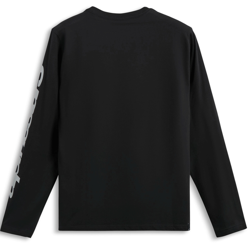 Alpinestars Trackside CSF T-shirt met lange mouwen, zwart-wit