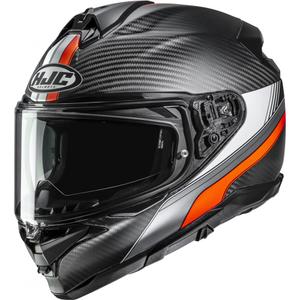 Integraal motorhelm HJC F72 Carbon Eos MC6HSF zwart-oranje