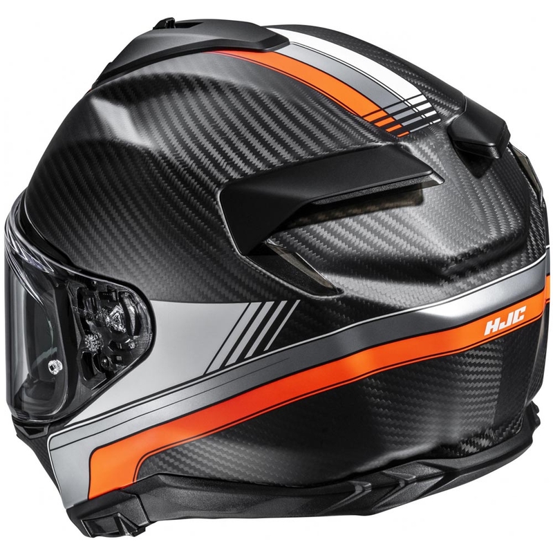 Integraal motorhelm HJC F72 Carbon Eos MC6HSF zwart-oranje