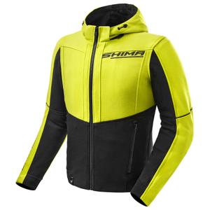Shima Daybreaker motorsweatshirt zwart-fluogeel