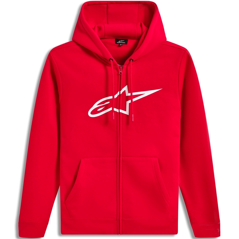Alpinestars Ageless Zip Hoodie 3 rood-wit