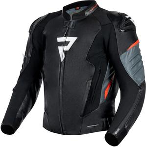 Rebelhorn Veloce zwart-fluorood leren motorjack