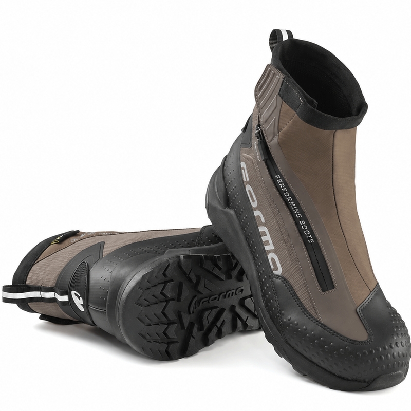 Forma Speed X-Dry motorlaarzen bruin-grijs-zwart