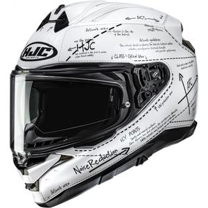 HJC F72 Odyssea MC10 integraal motorhelm wit-zwart