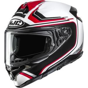 Integraal motorhelm HJC F72 Oflo MC1 wit-zwart-rood