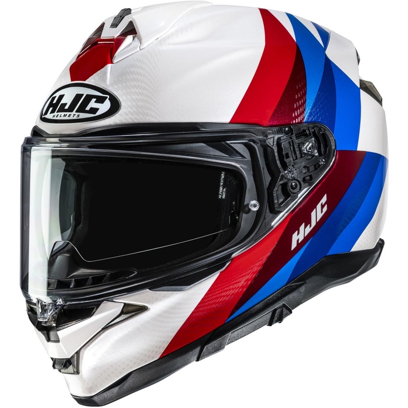 Integraal motorhelm HJC F72 Racero MC21 wit-rood-blauw