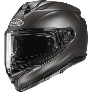 HJC F72 Solid integraalhelm voor motorfietsen, halfmat titaniumgrijs