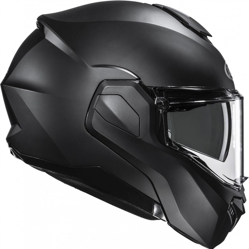 Opklapbare motorhelm HJC i101 Solid semi-mat zwart