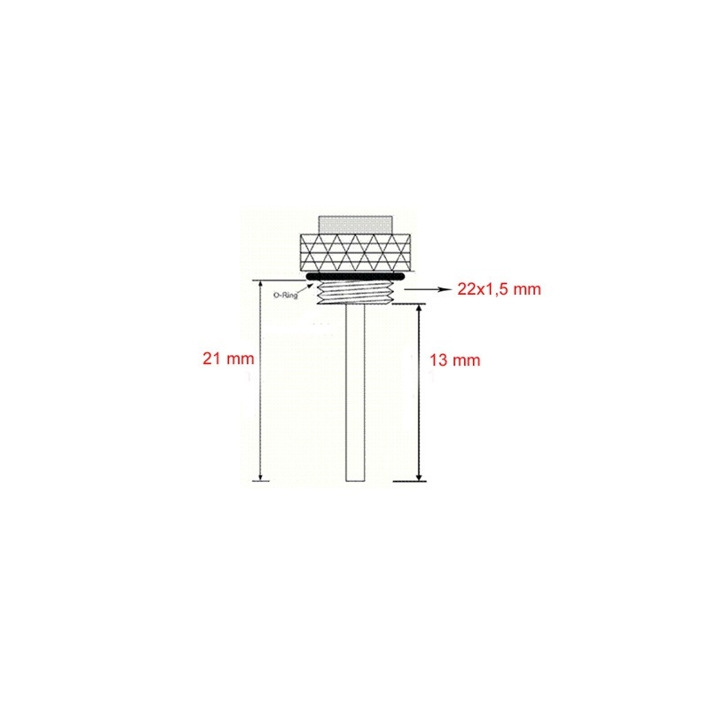 JMT Cagiva/Ducati oliethermometer